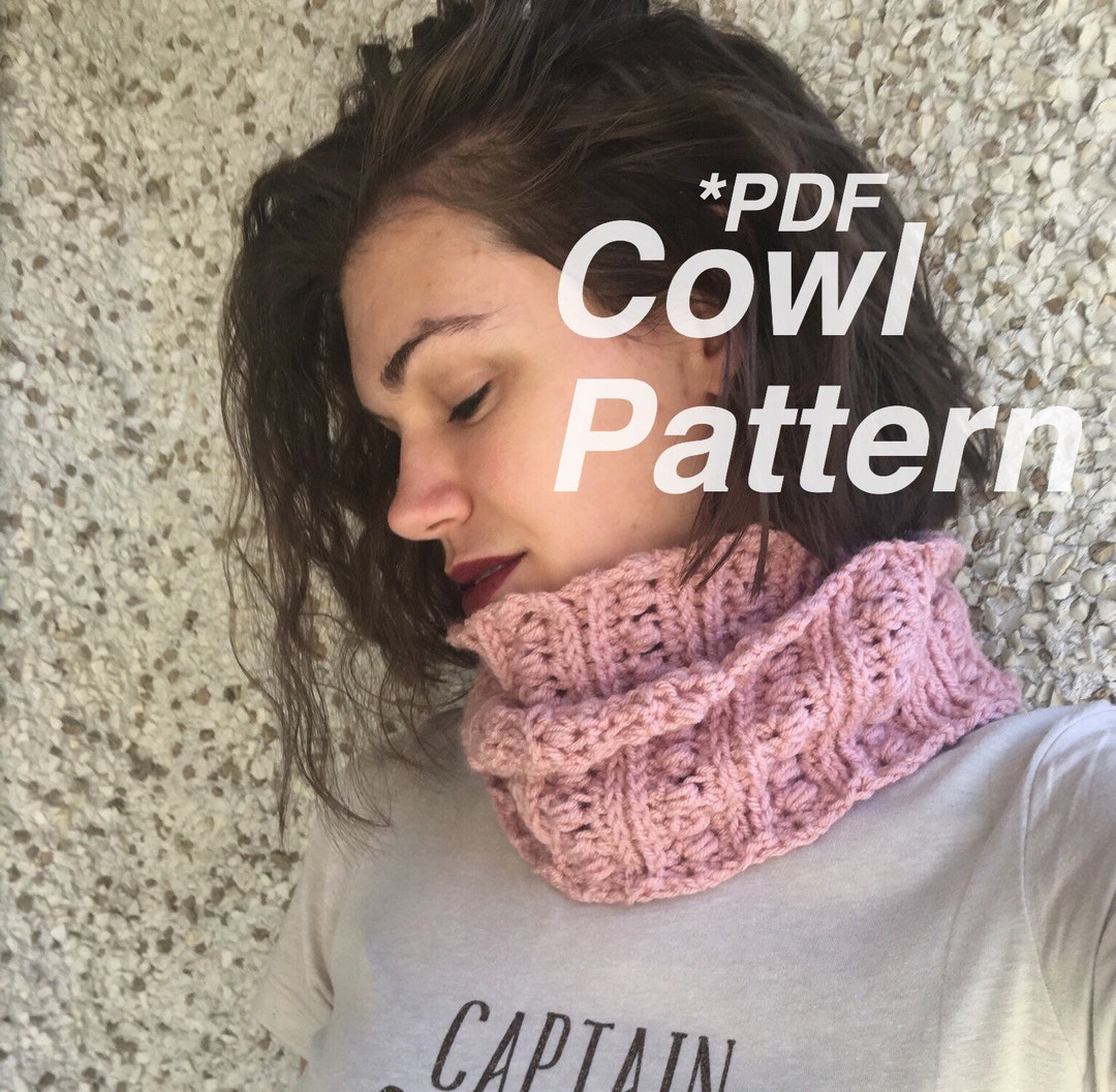 Crochet Cowl Pattern, Easy Textured Infinity Scarf (PDF Pattern) - Etsy