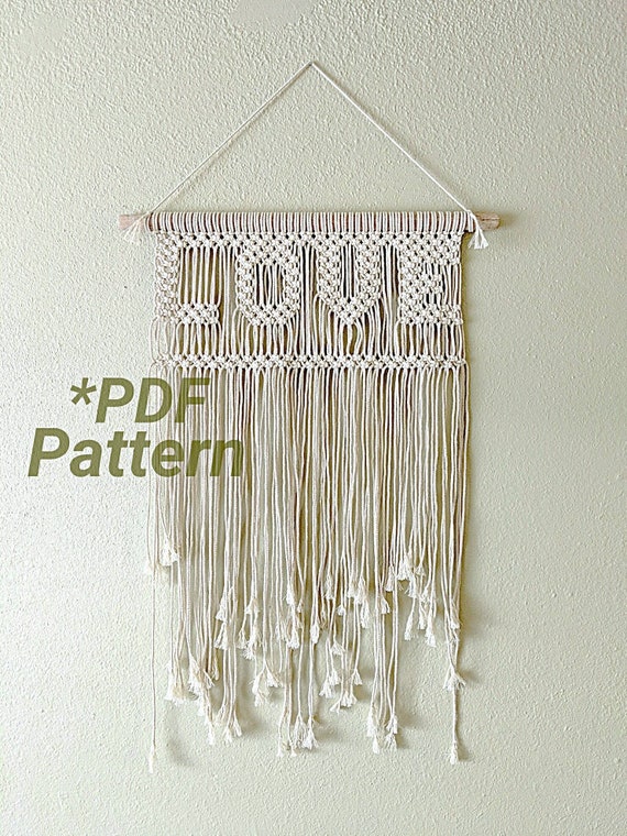 Macrame letters hotsell