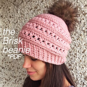 Crochet Pattern, Crochet Pattern PDF, Crochet Hat Pattern, Crochet Beanie Pattern, Easy Crochet Pattern, Beginner Crochet
