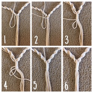 Echo Macrame Wall Hanging Pattern, Modern DIY Tutorial (PDF) image 4