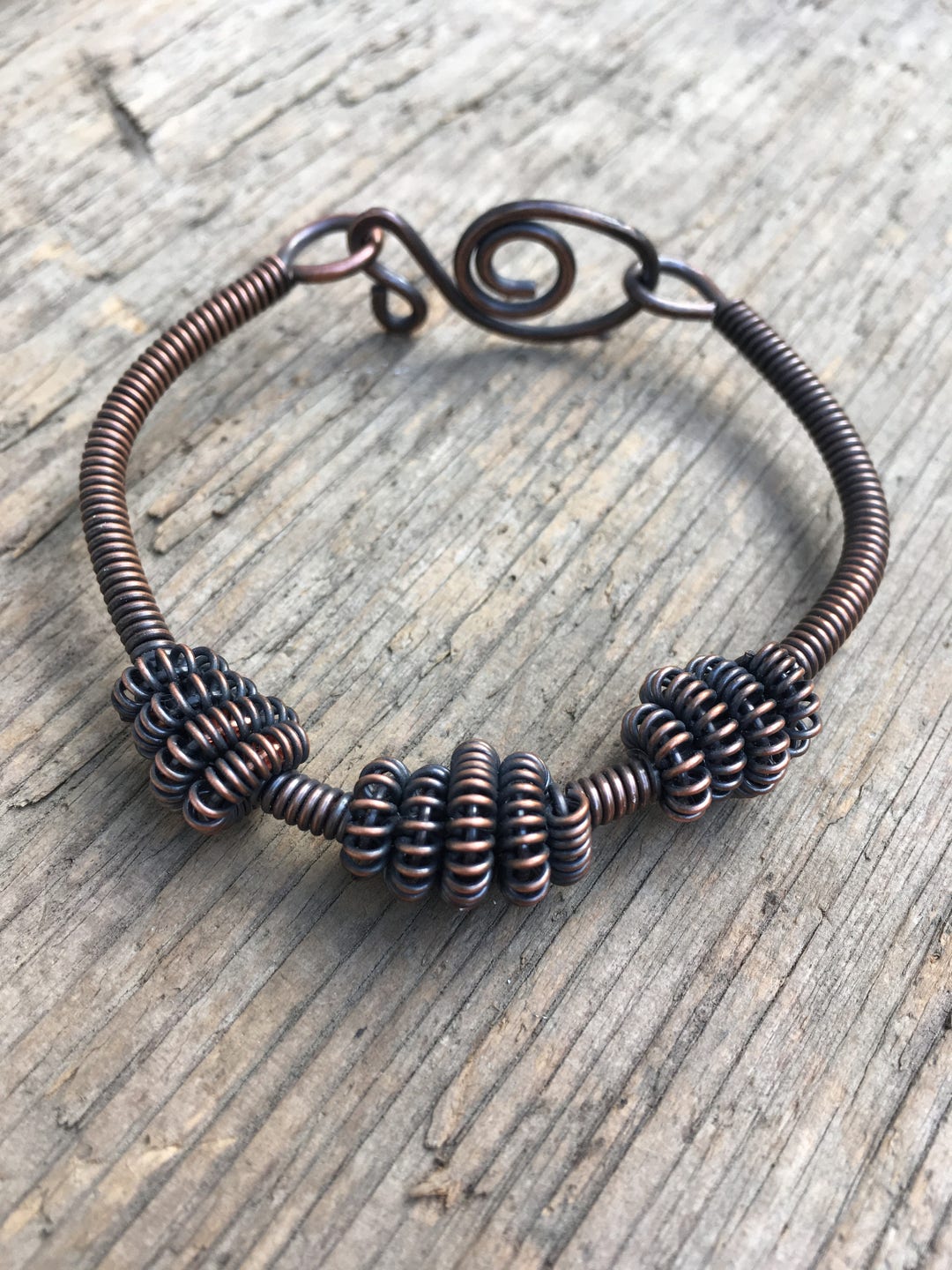 Coil Bangle Bracelet Tutorial Etsy