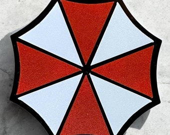 Umbrella Corporation Logo Acrylic Sign: Magnet or Decal (60mm)
