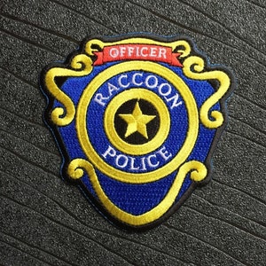 Raccoon City R.P.D. Embroidered Iron on Patch for Costume/Cosplay. Size 95mm.
