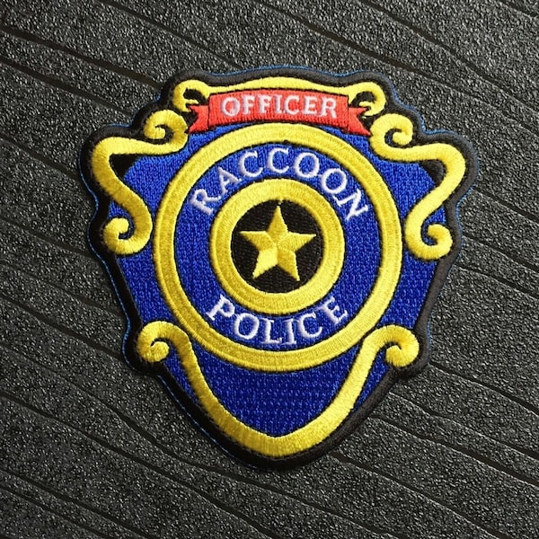 Raccoon City R.P.D. Embroidered Iron on Patch for Costume/Cosplay. Size 95mm.