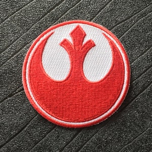 Rebel Alliance Red Squadron Embroidered Iron on Patch (75mm)