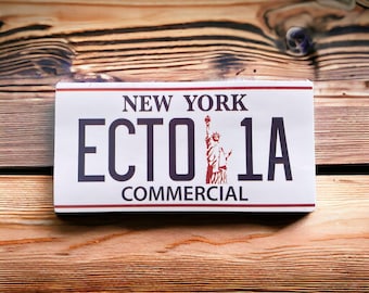 Ghostbusters Stickers Ghostbusters ECTO1A Wasserfester und UV-beständiger PVC Aufkleber (100 mm x 50 mm)