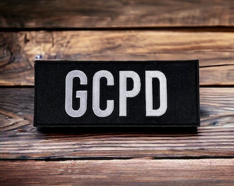 GCPD City of Gotham Hook and Loop Patch for Tactical Vest 250mm x 100mm