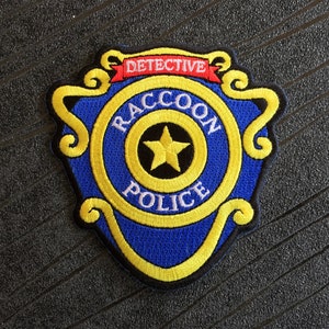 Raccoon City R.P.D. Embroidered Iron on Patch for Costume/Cosplay. Size 95mm.
