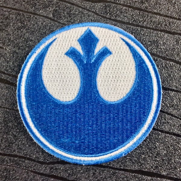 Rebel Alliance Blue Squadron Embroidered Iron on Patch (75mm)