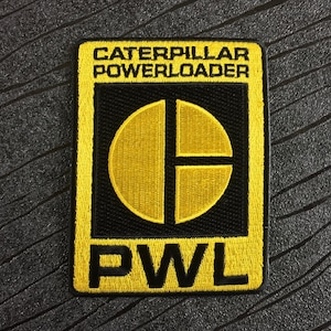 Aliens Caterpillar Powerloader PWL Embroidered iron on Patch (100mm x 75mm)