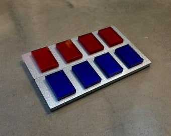 Imperial Officer Rank Bar. Commander of a Task Squadron. Original Trilogy Dimensions. Made from Acrylic