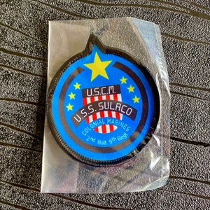 Aliens USS Sulaco US Colonial Marines Sew on Patch. Small 70mm X 60mm ...