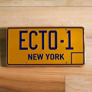 Ghostbusters ECTO-1 New York Prop License Plate 300mm x 150mm
