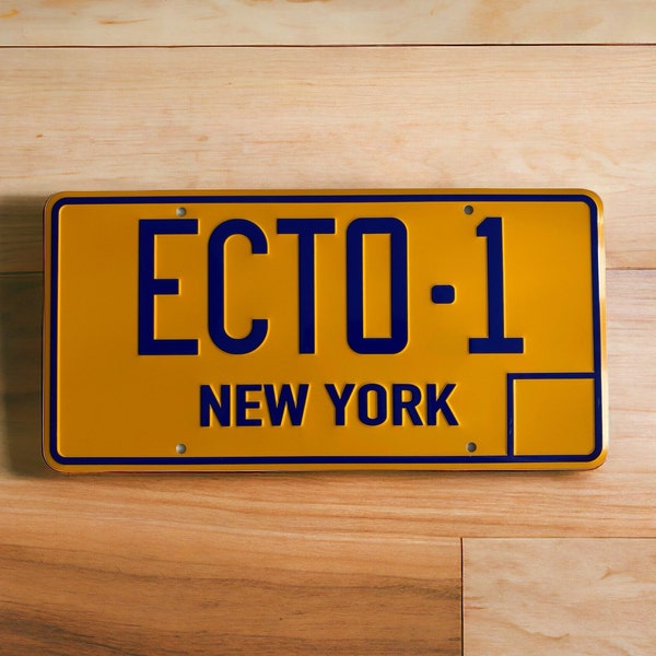 Ghostbusters ECTO-1 New York Prop Nummernschild 300mm x 150mm