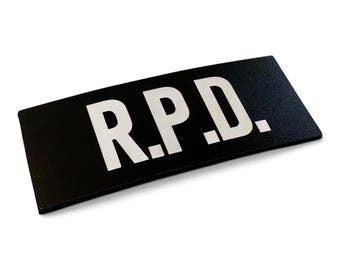 Raccoon City RPD Hook and Loop Patch made from 0.5mm Polypropylene