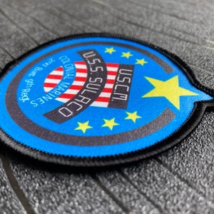Aliens USS Sulaco US Colonial Marines Iron on Printed Patch. Large 85mm ...
