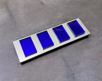 Imperial Officer Rank Bar. Imperial Navy Lieutenant. Original Trilogy/Mandalorian Dimensions. Made from 3mm Acrylic.