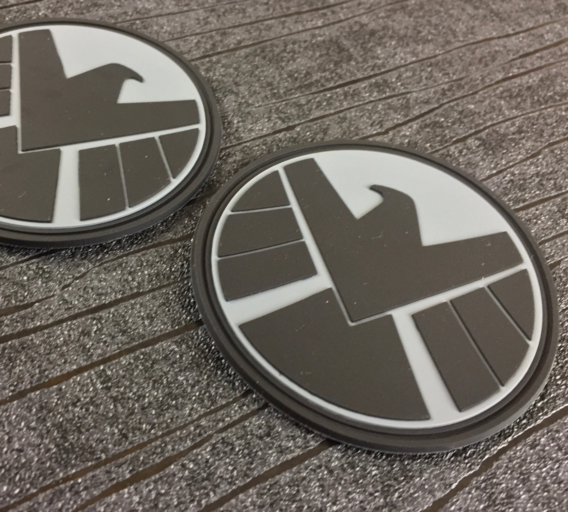Marvel Shield Patch Avengers SHIELD S.H.I.E.L.D 3D PVC Sew on Patches 75mm | Etsy