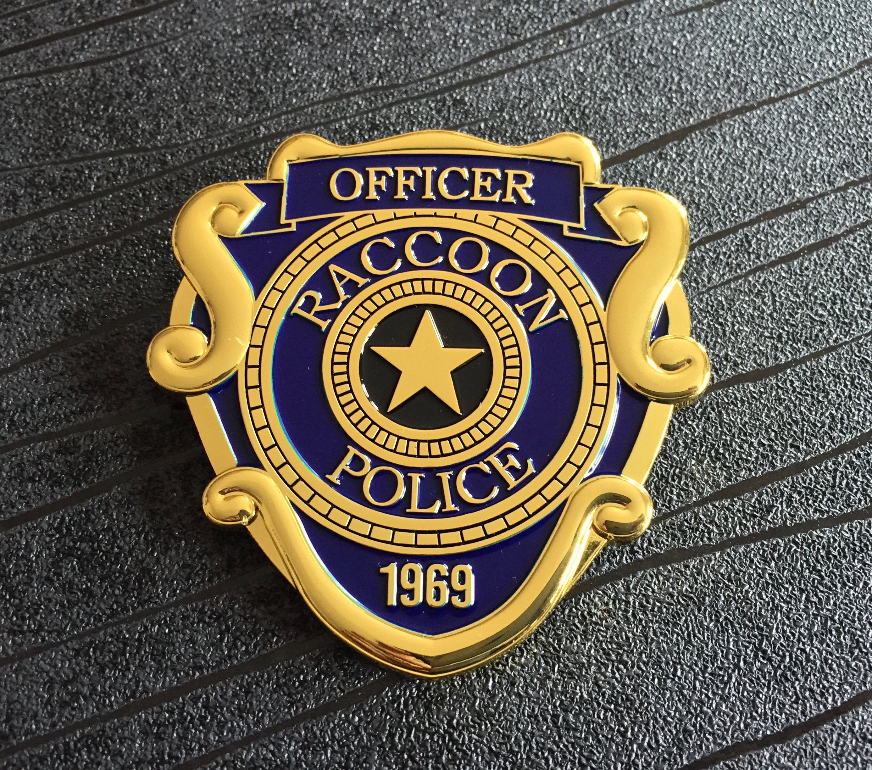 Raccoon City Police Officer Metal Costume/Cosplay Badge 75mm | Etsy