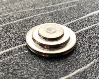 Imperial Officer Code Disc with attachment Screw: Nickel Silver Metal Size 25.9mm