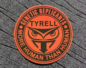 Blade Runner Tyrell Corporation Genetic Replicants Waterproof and UV resistant PVC sticker