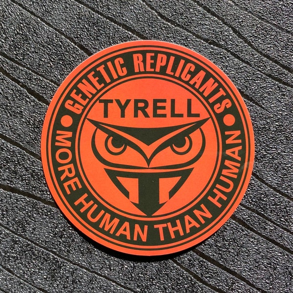Blade Runner Tyrell Corporation Genetic Replicants Waterproof and UV resistant PVC sticker