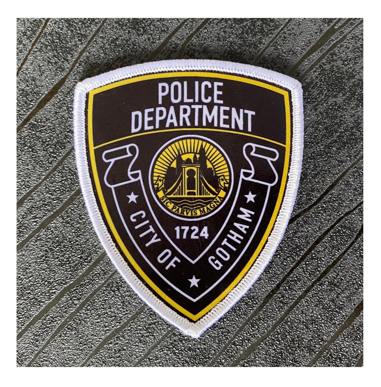 GCPD City of Gotham Printed Iron on Patch for Costume/cosplay. Size 95mm X  80mm - Etsy Norway, image size:1312x1336