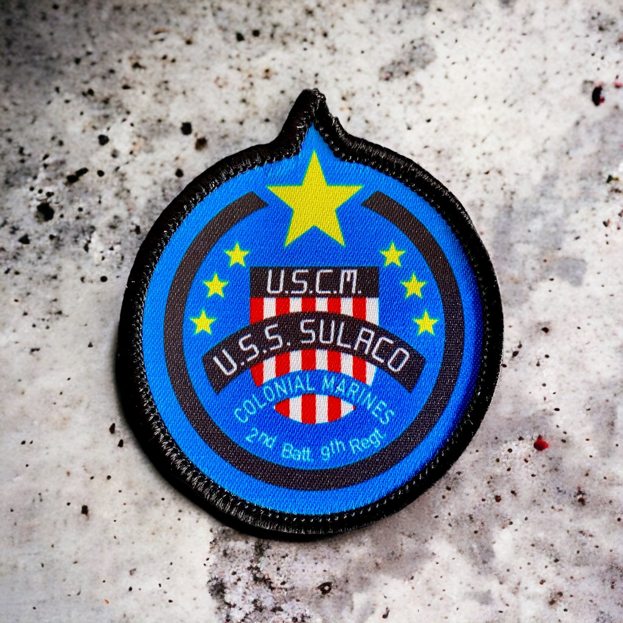 Aliens USS Sulaco US Colonial Marines Iron on Printed Patch. Large 85mm ...
