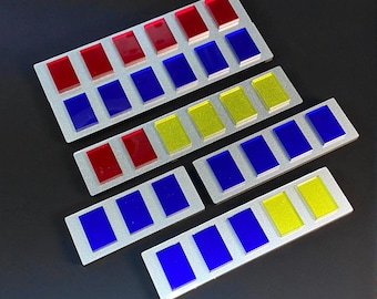 Custom Imperial Officer Rank Bar. Original Trilogy Dimensions. Made from Acrylic: Custom Colours