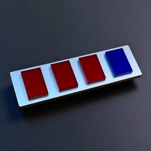 Imperial Officer Rank Bar - legerkapitein - originele trilogie/Mandaloriaanse afmetingen - gemaakt van acryl