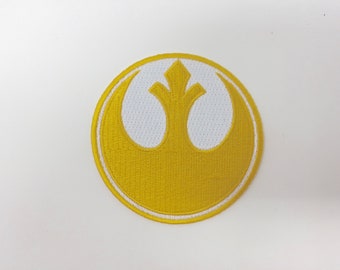 Star Wars Rebel Alliance Gold Squadron Embroidered Iron on Patch (75mm x 75mm)