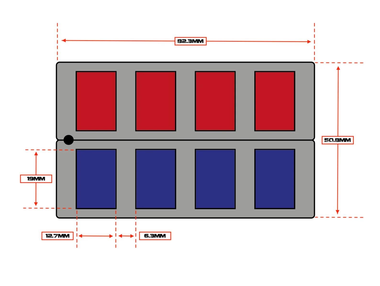 Rank Bar Shape Custom Imperial Officer Rank Bar Trophies. Original Trilogy Dimensions ...