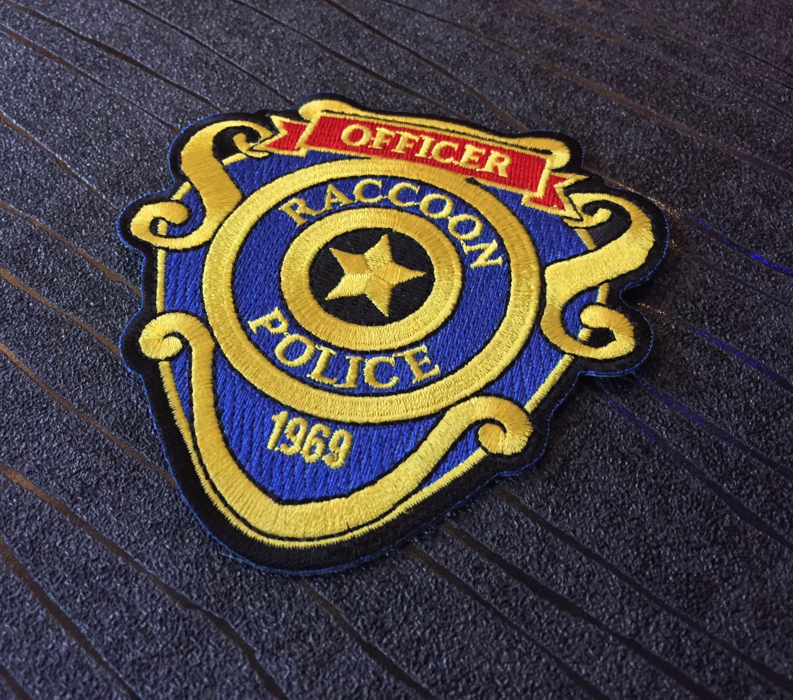 95mm Resident Evil Raccoon City Police Officer Iron on Patch