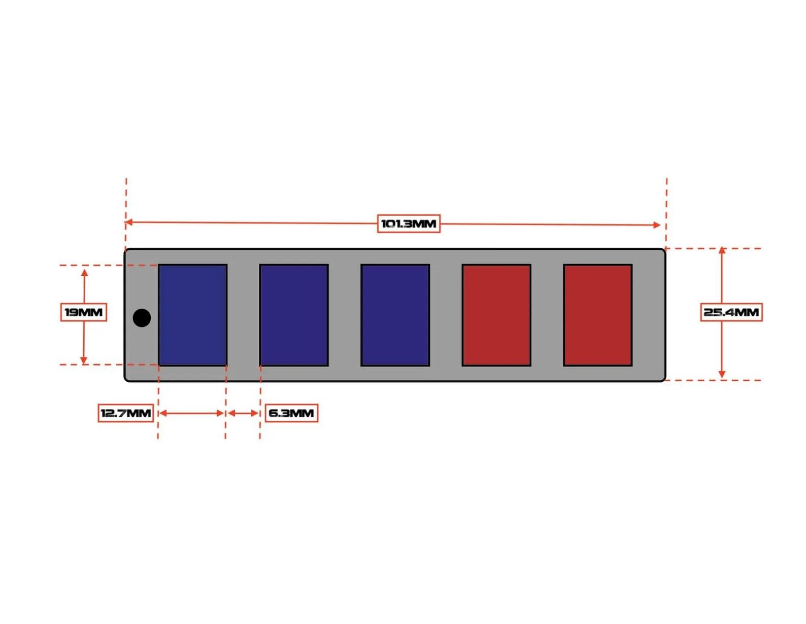 Rank Bar Shape Custom Imperial Officer Rank Bar Trophies. Original Trilogy Dimensions ...