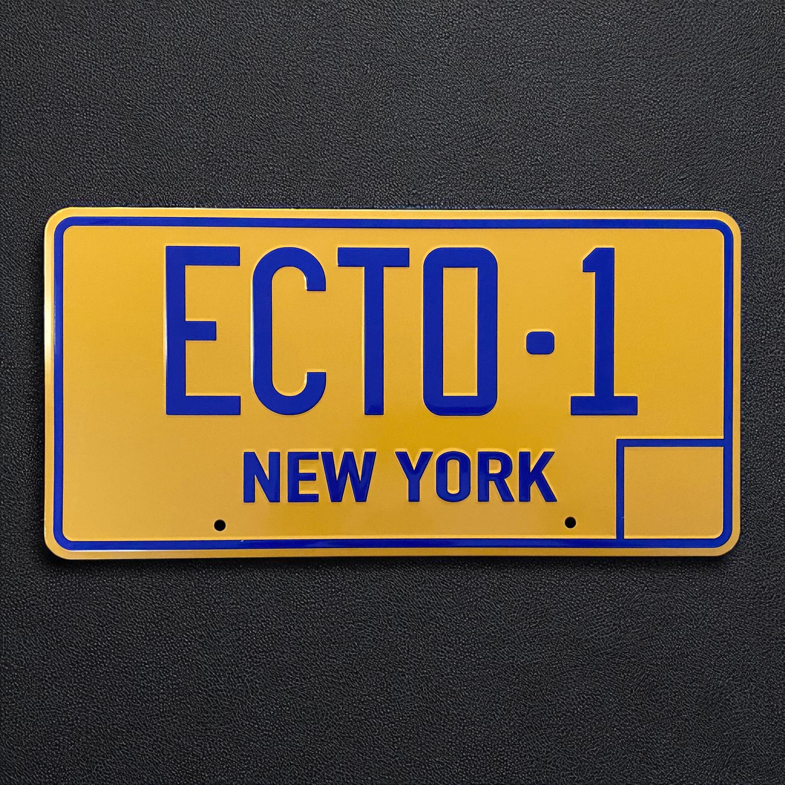 ゴーストバスターズ ECTO-1 & ECTO-1A プロップナンバープレート 2