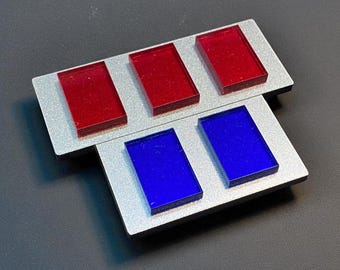 Imperial Officer Rank Bar. Imperial Navy/Army. Original Trilogy Dimensions. Made from Acrylic