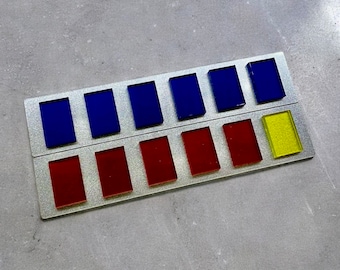 Imperial Officer Rank Bar. Imperial Navy High Admiral. Original Trilogy Dimensions. Made from Acrylic