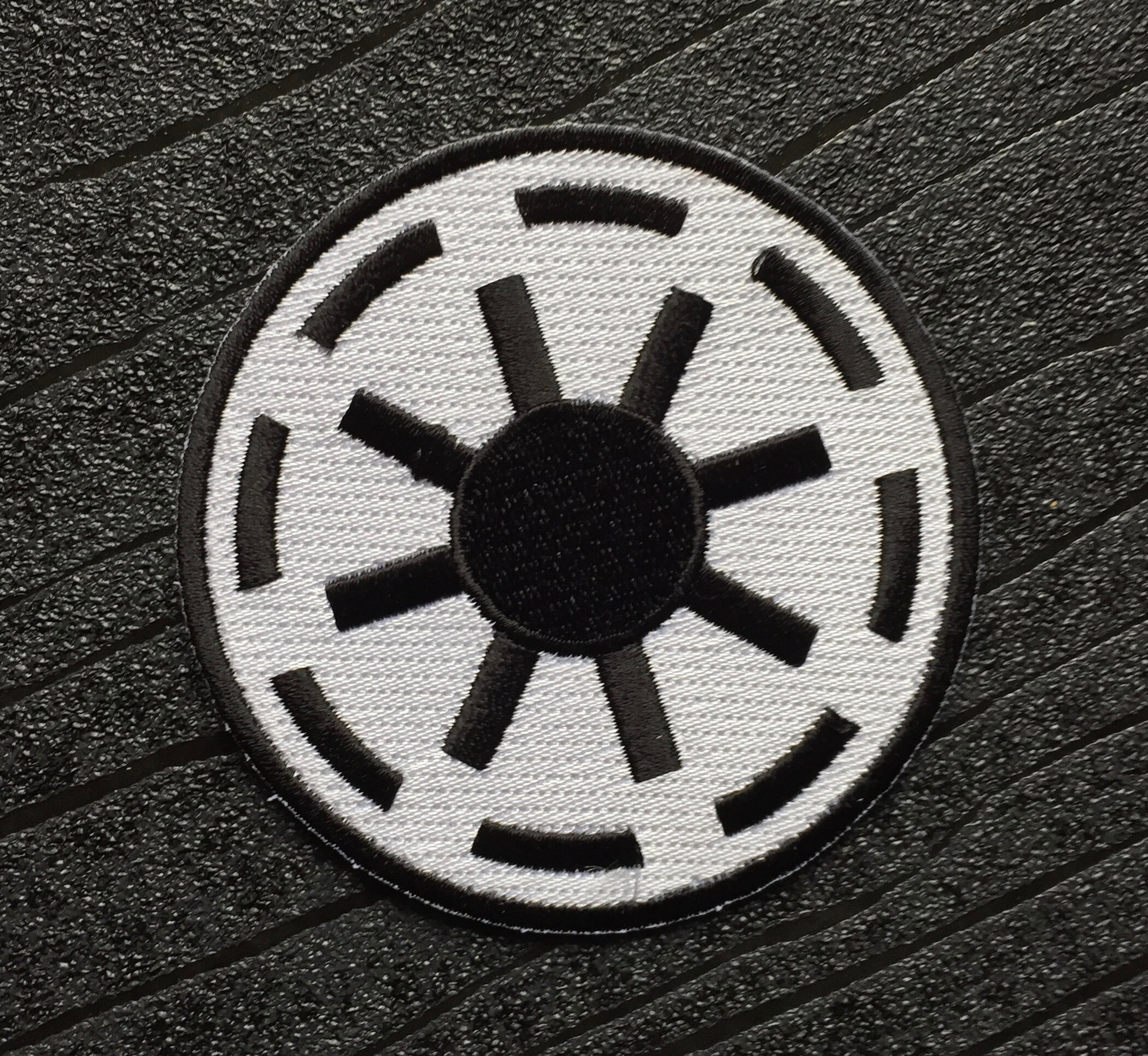 STAR WARS GALACTIC EMPIRE SYMBOL IRON ON EMBROIDERED PATCH FREE SHIPPING STAR WARS GALACTIC EMPIRE SYMBOL IRON ON EMBROIDERED PATCH FREE SHIPPING