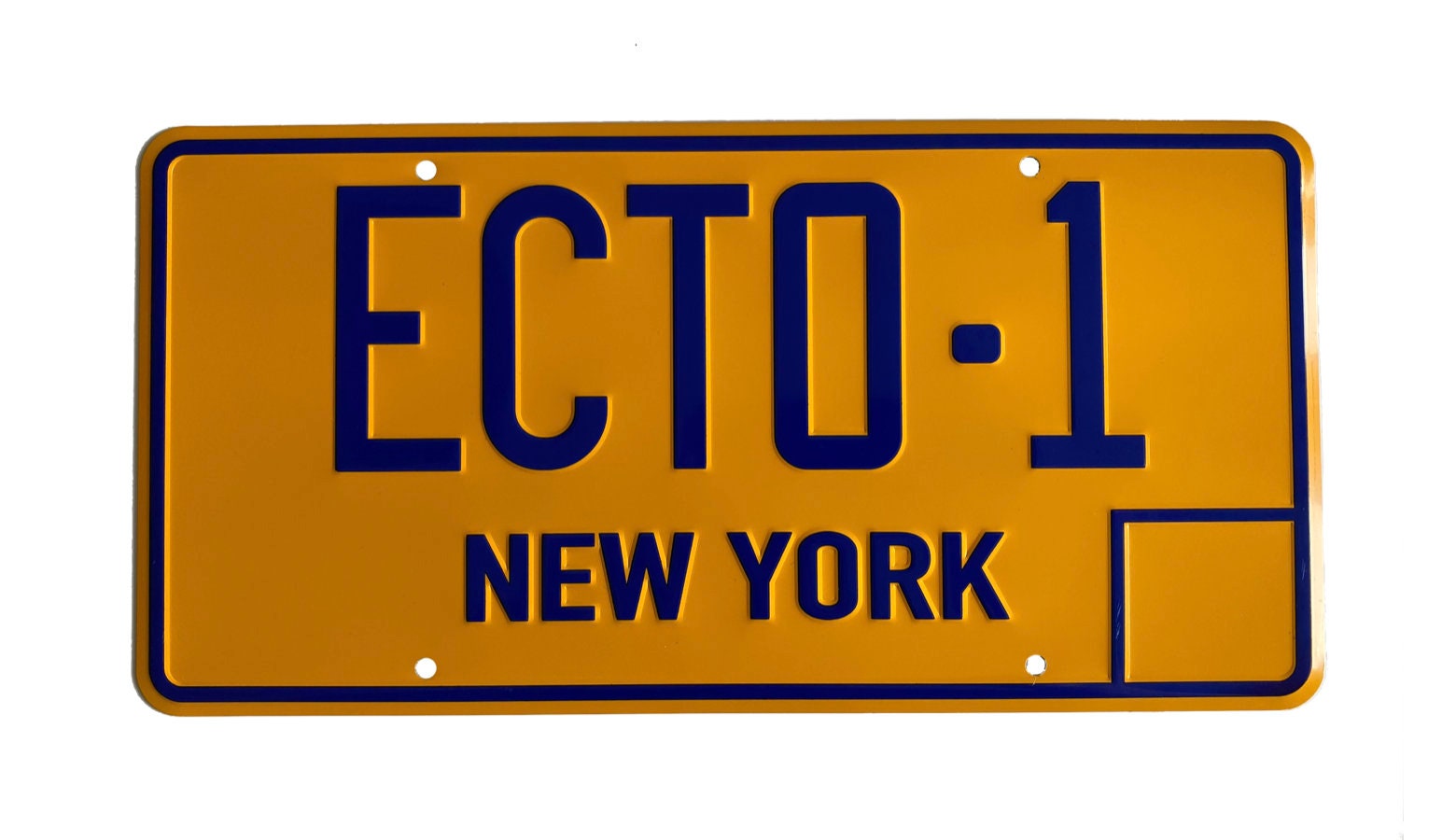 Ghostbusters ECTO 1 and ECTO-1A New York Prop License Plate 2 - Etsy UK
