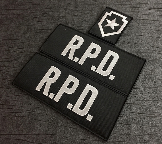 Raccoon City R.P.D. Tactical Vest Patches 3 Pack Combo Set for