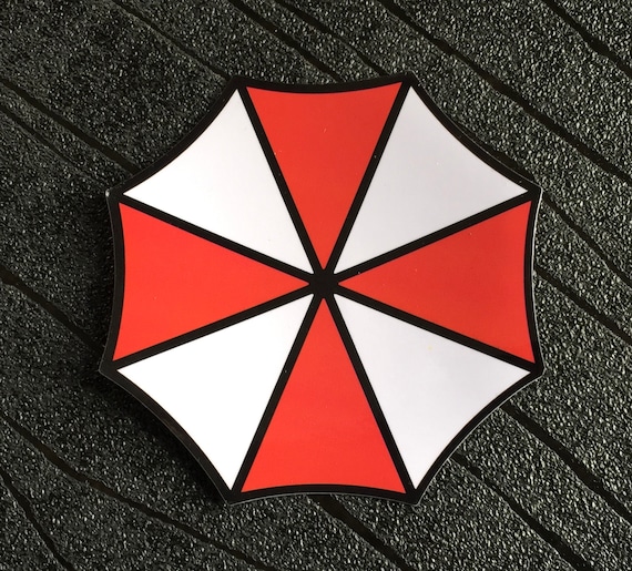 1 Piece Resident Evil Umbrella Corporation Logo Self-adhesive 3D