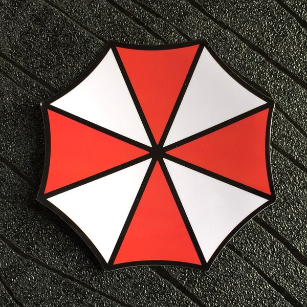 Umbrella Corporation Logo Waterproof and UV resistant PVC sticker