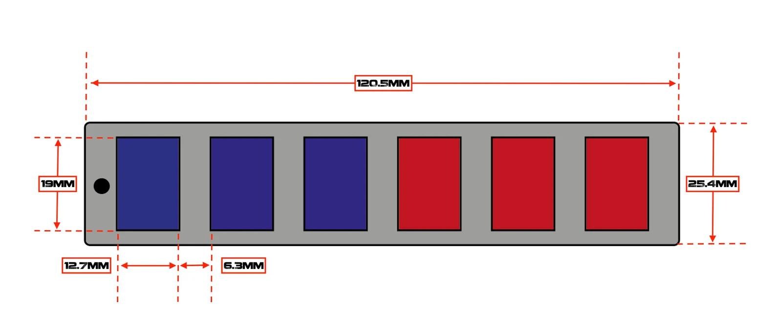 Rank Bar Shape Custom Imperial Officer Rank Bar Trophies. Original Trilogy Dimensions ...