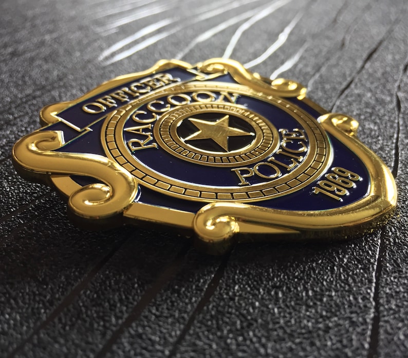 Raccoon City Police Officer Metal Costume/Cosplay Badge 75mm | Etsy