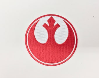 Star Wars Rebel Alliance Red Squadron Embroidered Iron on Patch (75mm x 75mm)