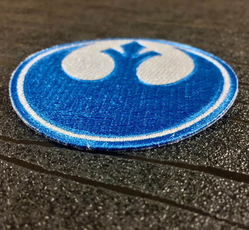 Rebel Alliance Blue Squadron Embroidered Iron on Patch 75mm - Etsy