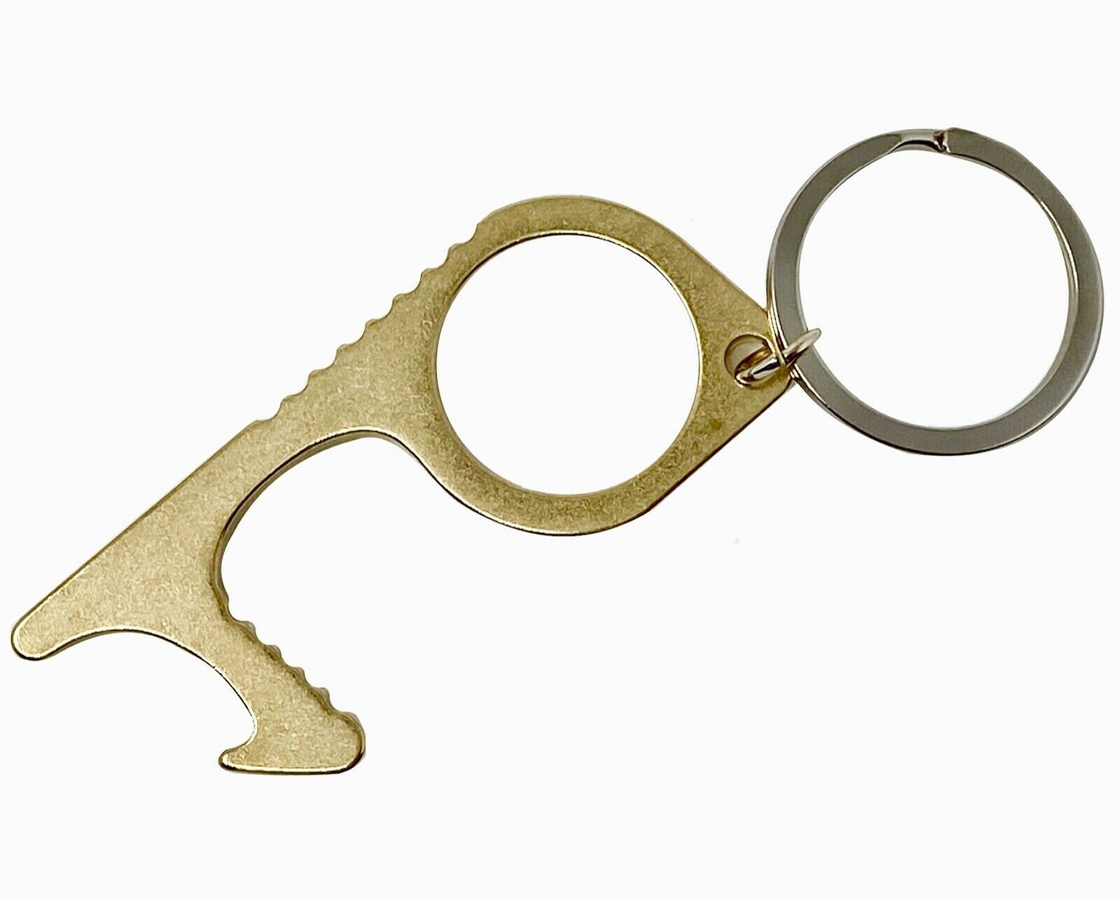 Non Contact Non Touch Keychain Keyring Made From Brass (H65 Copper