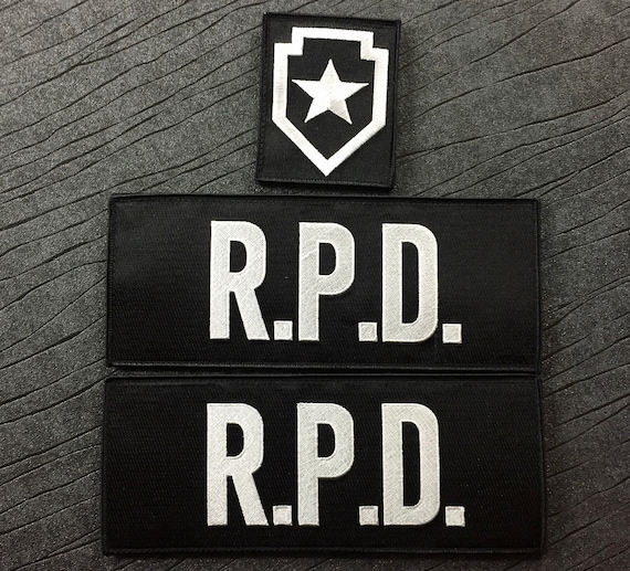 Raccoon City R.P.D. Tactical Vest Patches 3 Pack Combo Set for