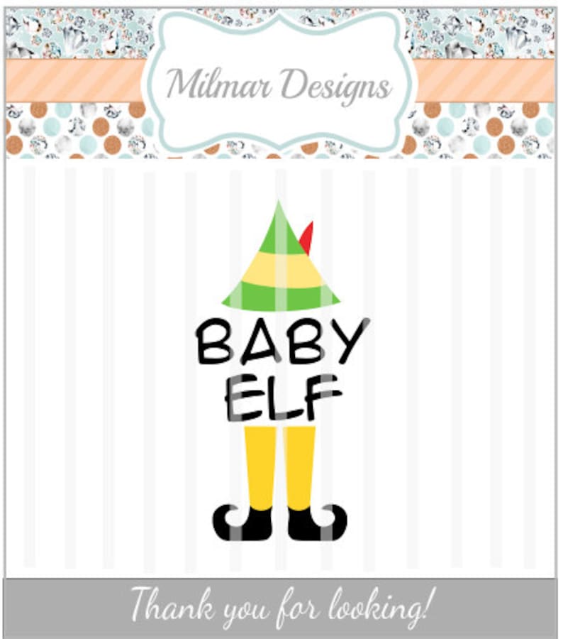 Download Baby Elf Buddy the Elf Legs SVG File HTV Decal DIY | Etsy