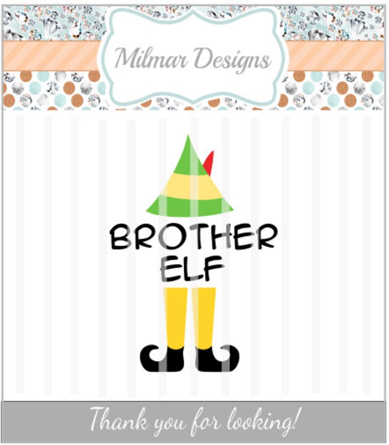 Download Brother Elf Buddy the Elf Legs SVG File HTV Decal DIY | Etsy